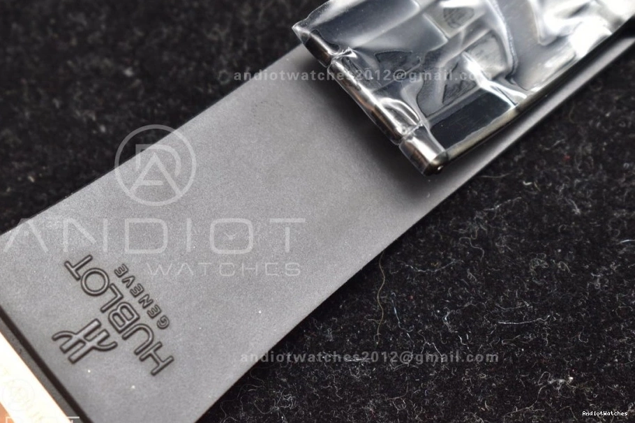 894 Big Skeleton Best Edition on 1:1 RG Hublot Strap Rubber Blue A Unico Dial ZF Blue Bang NewStyle 0509